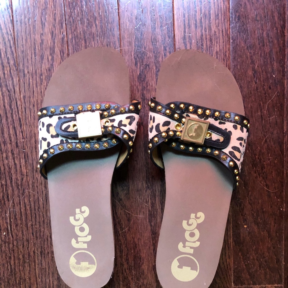 Brand new flogg slide sandals